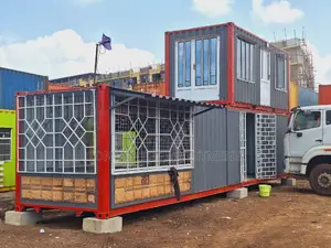 Container Office in Progress- Stacked Units.