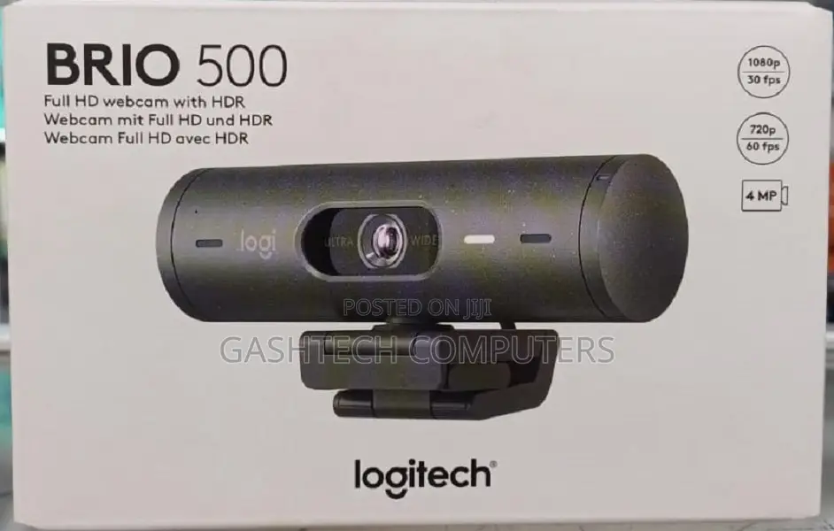 ** Logitech Brio 500 Webcam