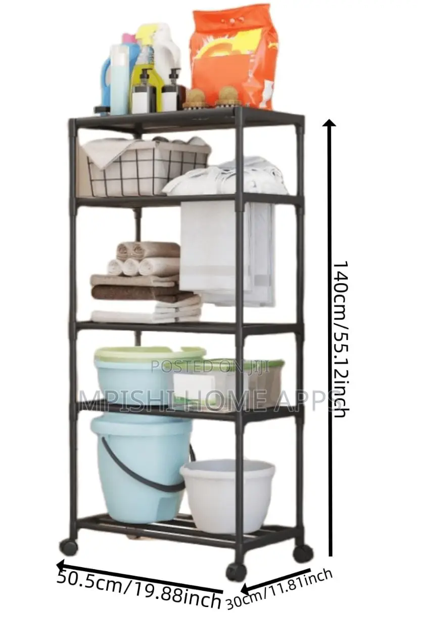 Detachable 4 Layer Trolley Rack