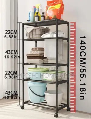 Detachable 4 Layer Trolley Rack