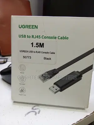 UGREEN USB-A to RJ45 Console Cable 1.5m (Black) - CM204