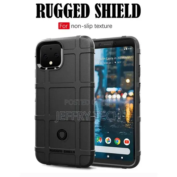 Google Pixel 4xl Shockproof Back Case - Black