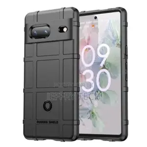 Google Pixel 7 Rugged Protective Back Case - Black