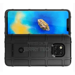 Huawei Mate 30 Pro Armor Protective Back Case - Black