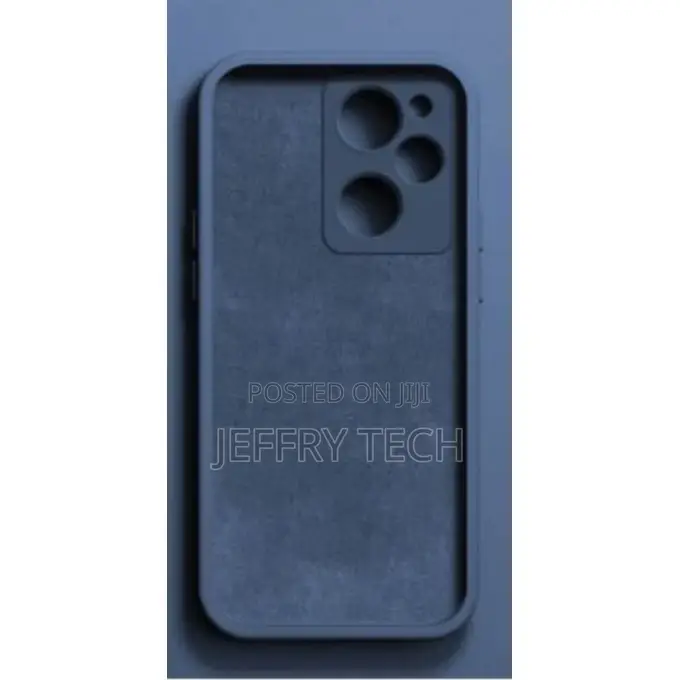 Silicon Back Case for Redmi 12- Blue