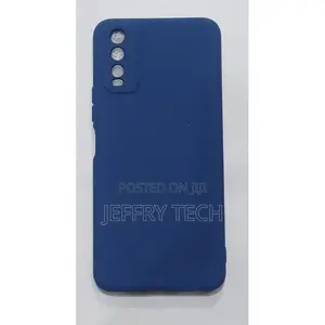 Silicon Protective Back Case for Vivo Y12s - Blue