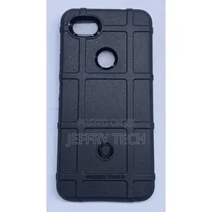 Google Pixel 3a Xl Rugged Shield Protective Back Case -Balck