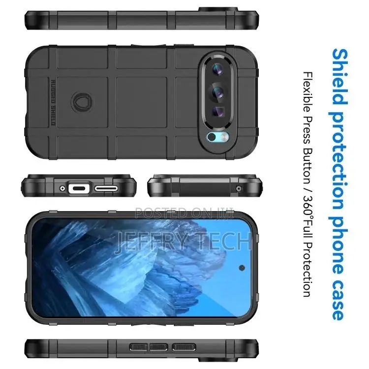For Google Pixel 9 Full Coverage Shockproof TPU Phone Case(B