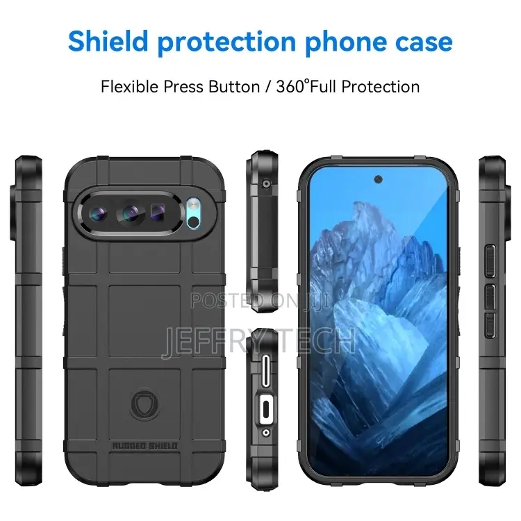 For Google Pixel 9 Full Coverage Shockproof TPU Phone Case(B