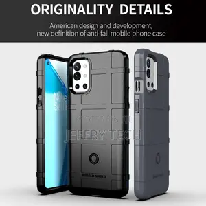 Oneplus 9R Full Coverage Shockproof TPU Case(Black)