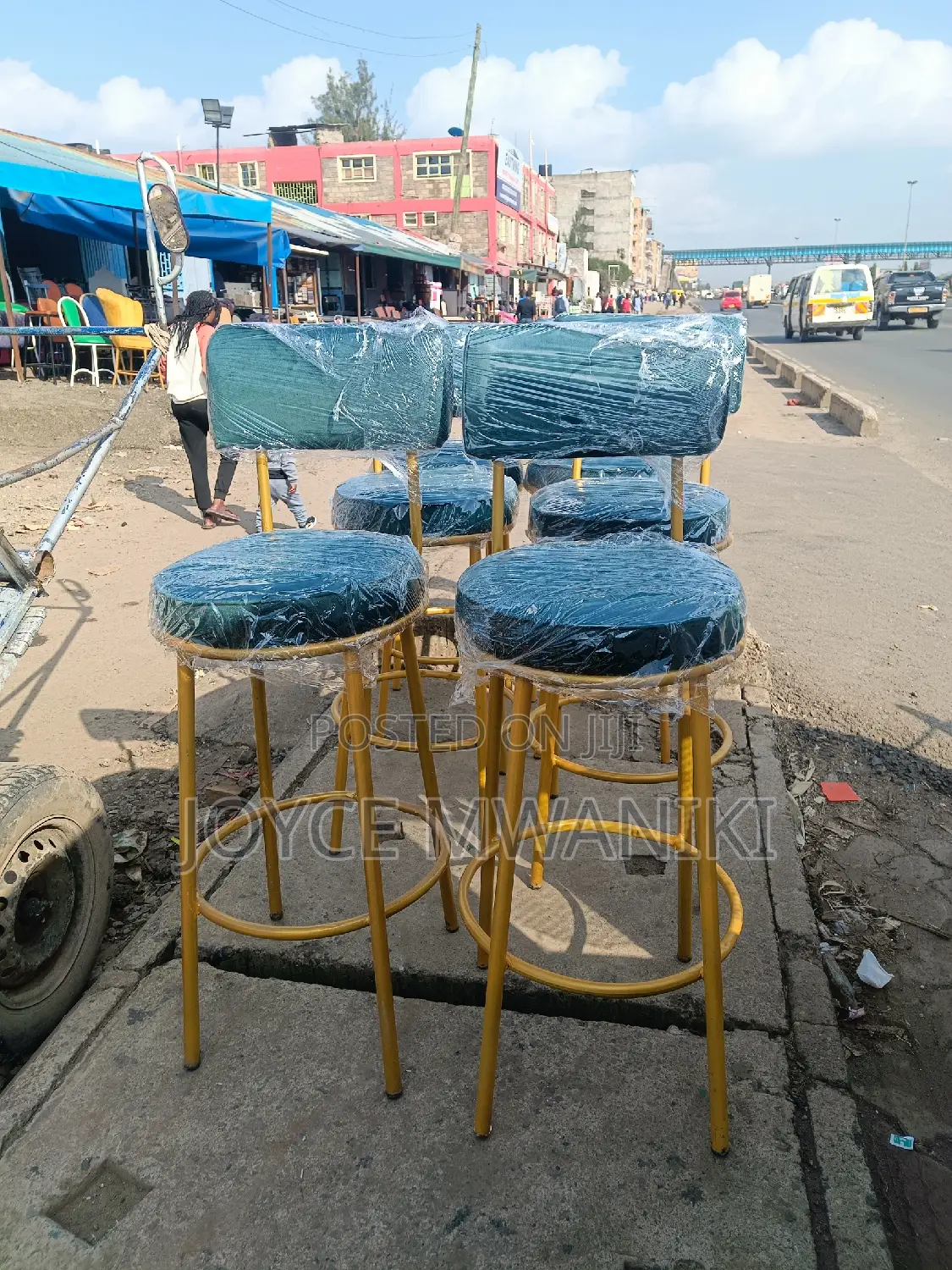 Kitchen Counter Stools or Bar Stools Green 