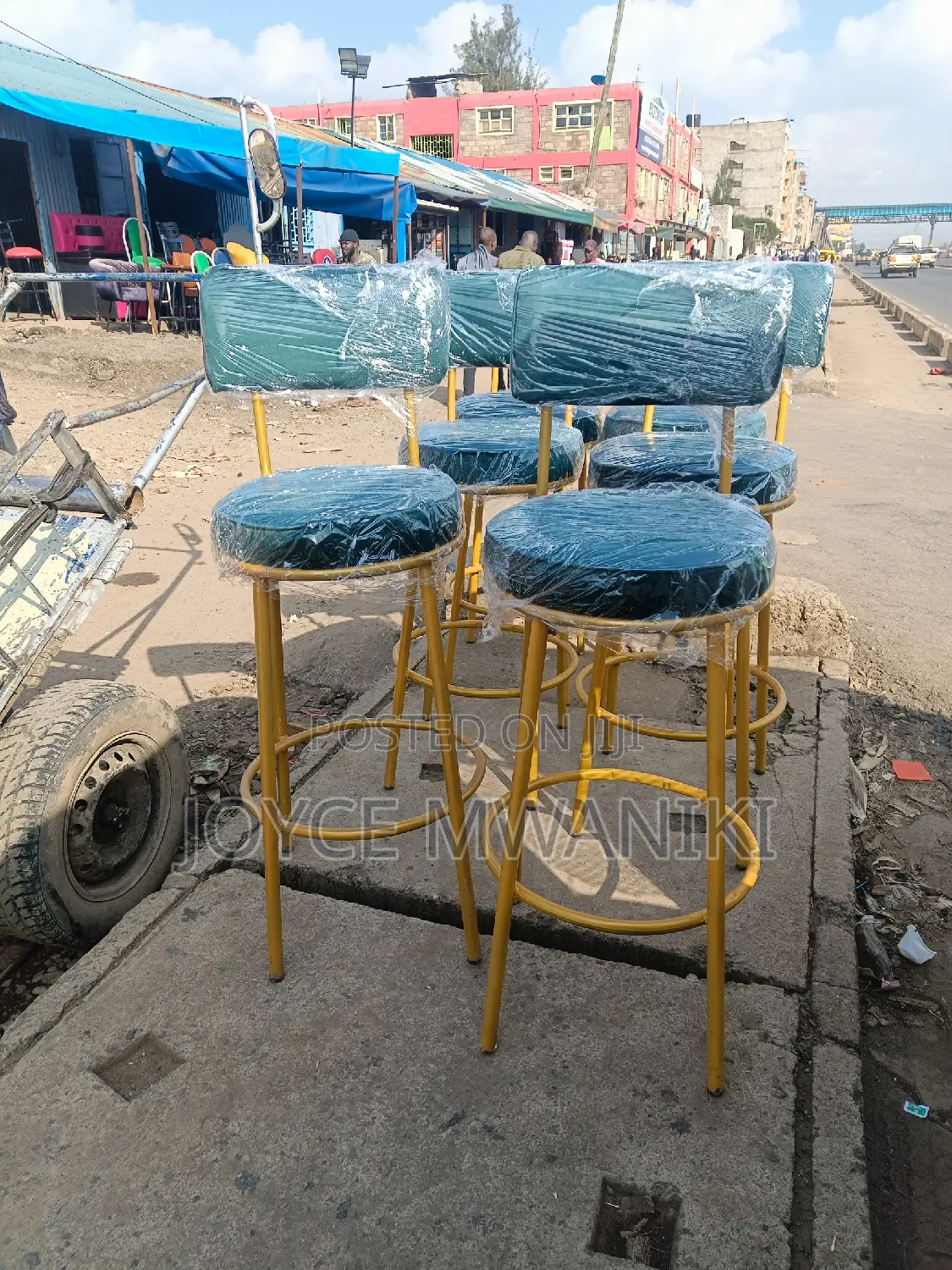 Kitchen Counter Stools or Bar Stools Green 