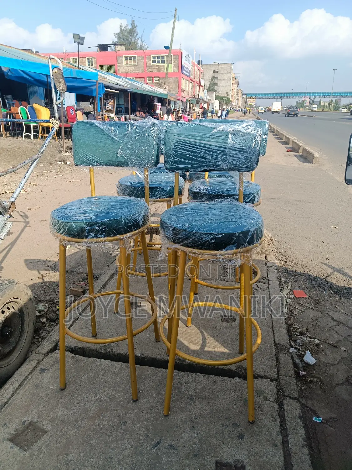 Kitchen Counter Stools or Bar Stools Green 