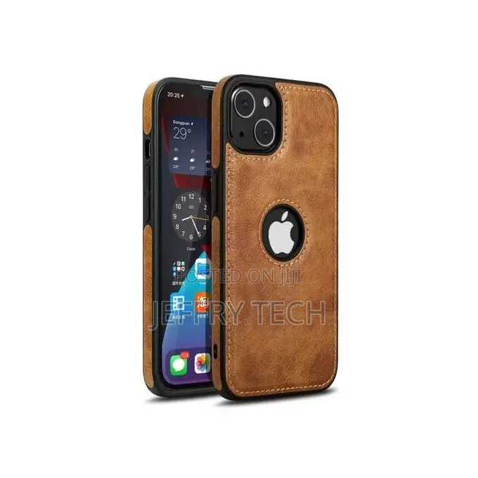 Leather Back Case for iPhone 13
