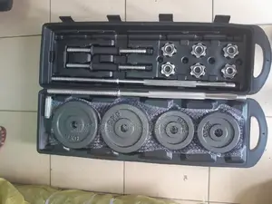 Cast Iron 50kg Adjustable Dumbell Set