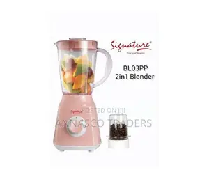 Signature 2in1 Blender Grinder With Unbreakable Jar- Peach