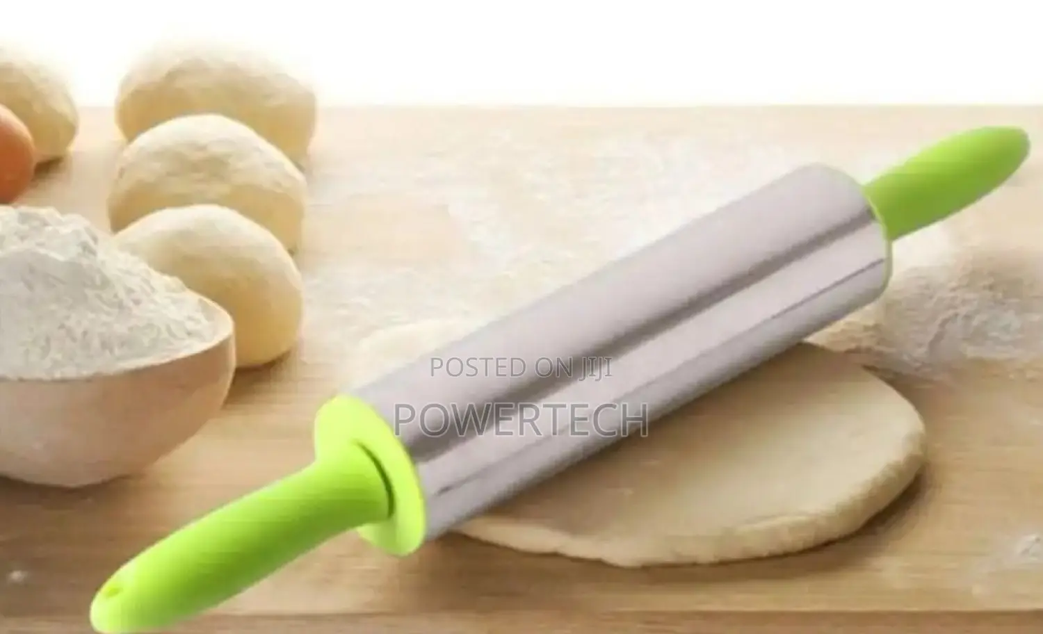 Non-Stick Stainless Steel Rolling Pin Dough Roller