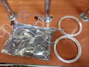 2 PCS Car Headlights Circle Ring Lights 3inch Diameter .