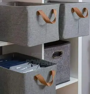 Collapsible Hard Fabric Closet Organizer
.