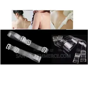 Clear Transparent Elastic Bra Straps