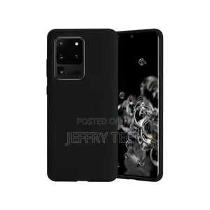 Samsung S20 Ultra Silicone Back Case + Screen Protector