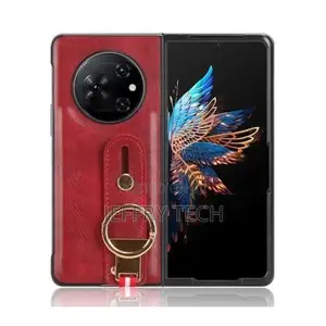 Phantom v Fold 5G Leather Wristband Case With Ring Holder