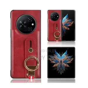 Phantom v Fold 5G Leather Wristband Case With Ring Holder