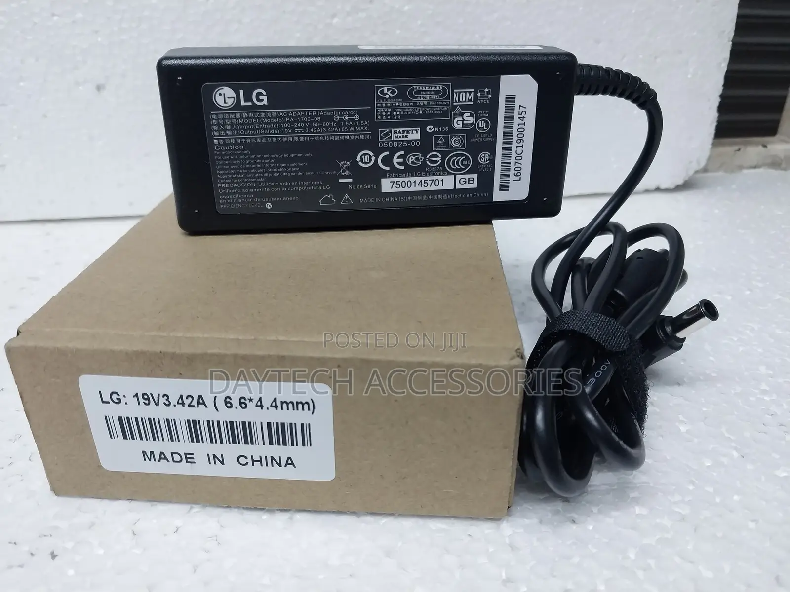 19v Ac Adapter Compatible With Lg Lcap25a Lcap16a-E 19ma31d