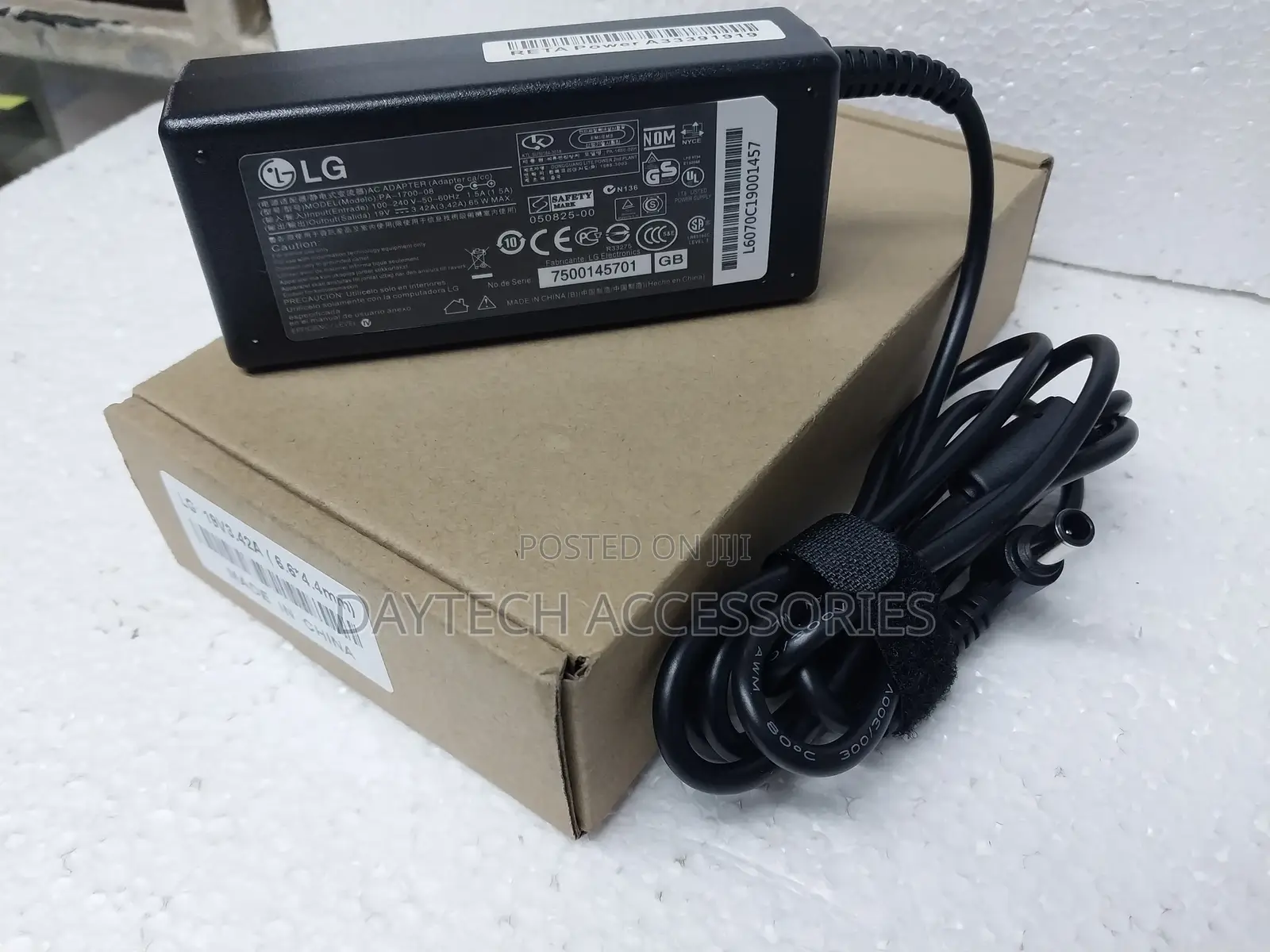 19v Ac Adapter Compatible With Lg Lcap25a Lcap16a-E 19ma31d