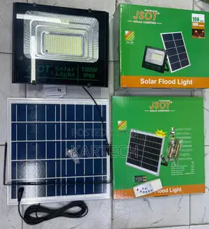 JD-T 100W JSOT Solar Floodlight High Power Outdoor Security