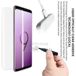 UV Glue Curve Glass Screen Protector for Samsung Galaxy S9