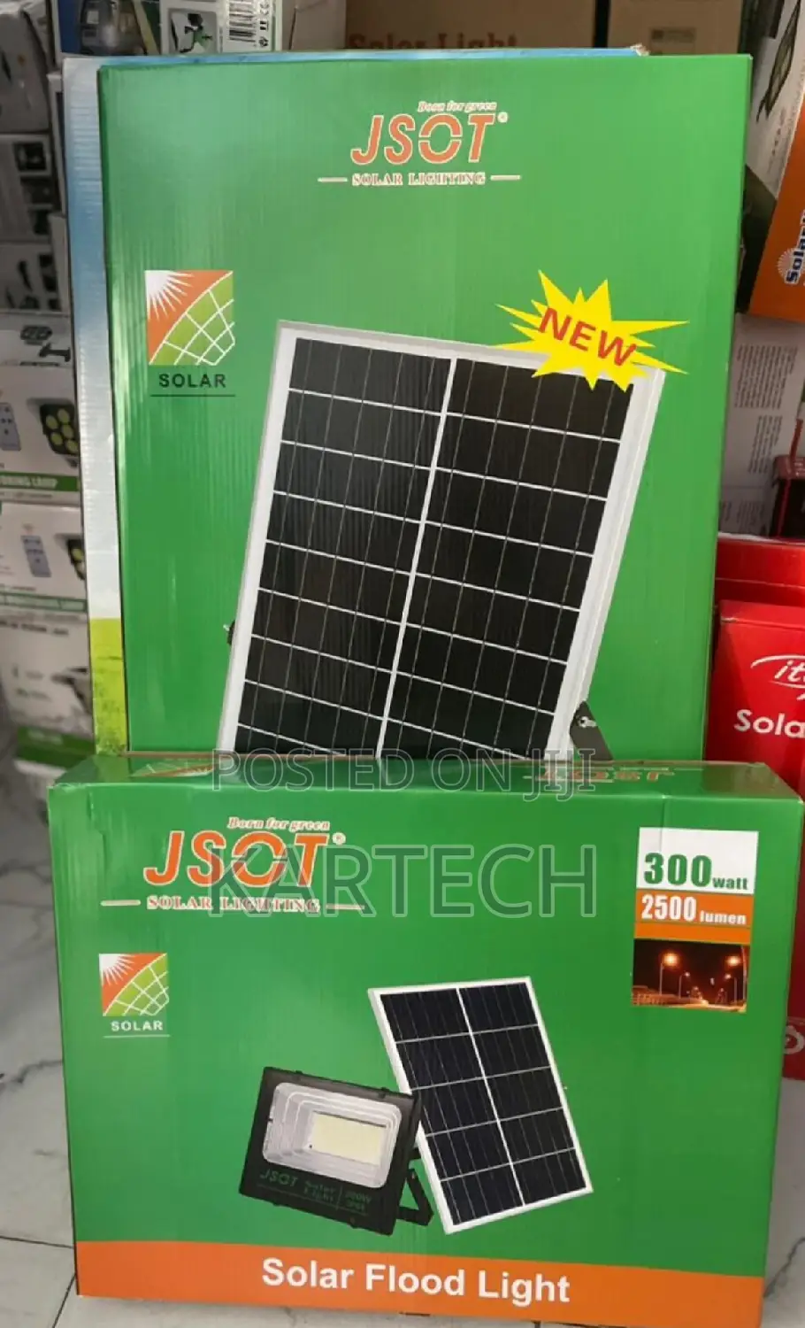 JSOT 300W Solar Lighting Floodlight