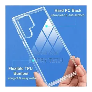 Space Transparent Back Cover for Samsung Galaxy S22 Ultra