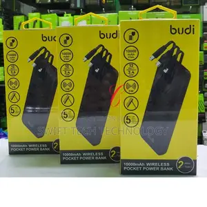 Power Bank 10,000amh Bud Wireless Pocket Power Bank
