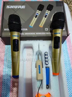 Shure Wireless Microphone.Sm-820a New Microphone.