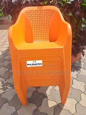 Orange Strong Skyplast Plastic Chair