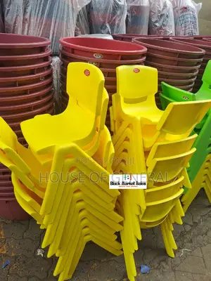 Yellow Kids Plastic Chair