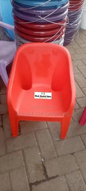 Red Children Plastic Chair