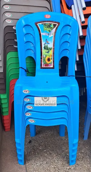Acme Flower Armless Plastic Chairs