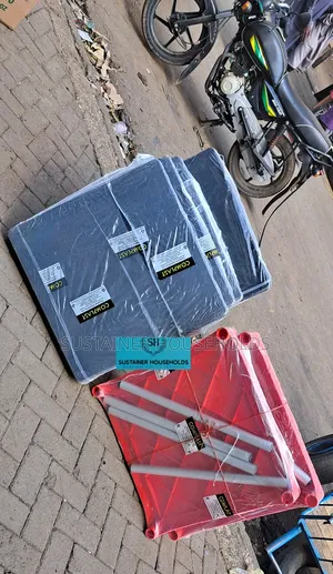 Square Plastic Table With Strong Four Supporting Legs
