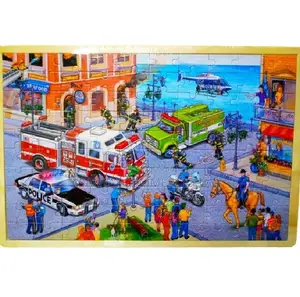 Big City Rescue Wooden Jigsaw Puzzle
