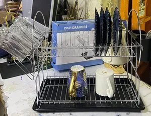 2 Layer Advanced Stainless Steel Dish Rack