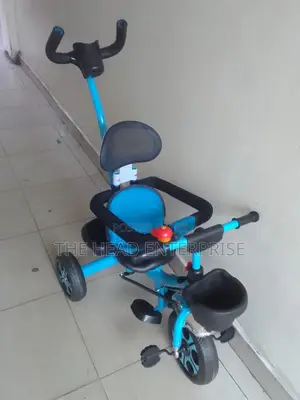 Tricycle, Blue With 3- Point Seat Belt!