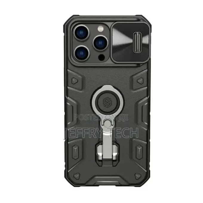 Case With Ring Slide Camera Cover for iPhone 14 Pro Max