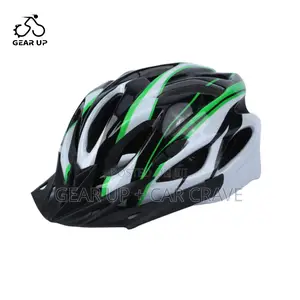 Green White Black Bicycle Cycling Helmet With Visor