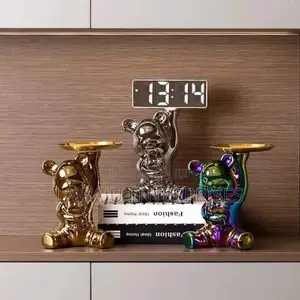 Bear Sculpture Clock