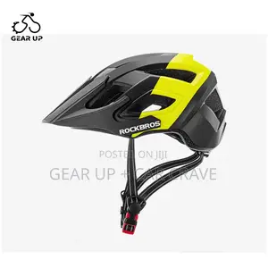 Yellow -Black Rockbros Mountain Bike MTB Cycling Helmet