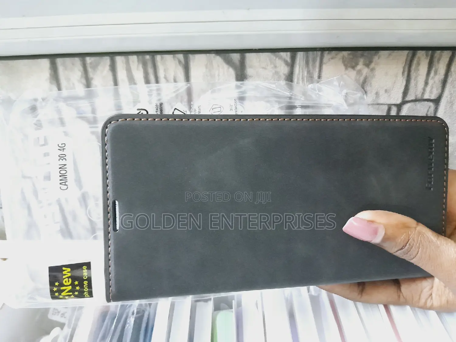 Tecno Camon 30 Leather Flip Cover