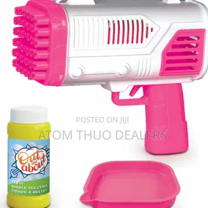 Kids Bubble Gun Pink