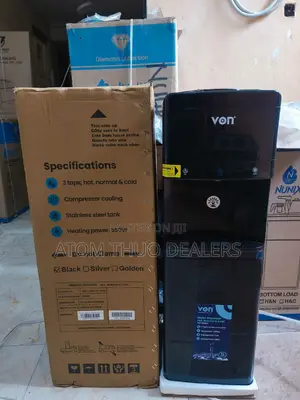 Von 3 Taps Water Dispenser With Compressor